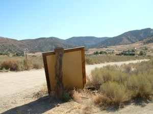 sign destroyed sign destroyed